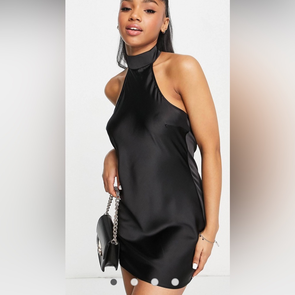 ASOS black halter dress, brand new never worn